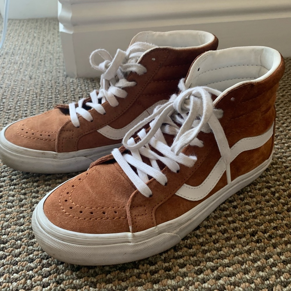 MadewellxVans Sk8-Hi High Top Sneaker Rust Color